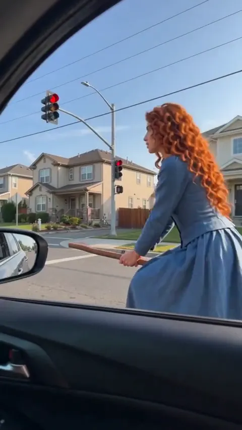 My Ride Is Here Broom video example